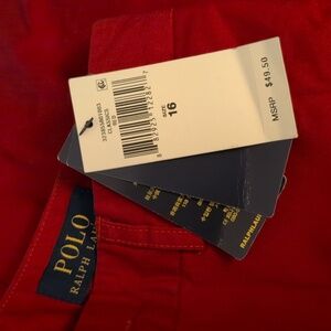 POLO RALPH LAUREN Big Boys Straight Fit Stretch Twill Pant